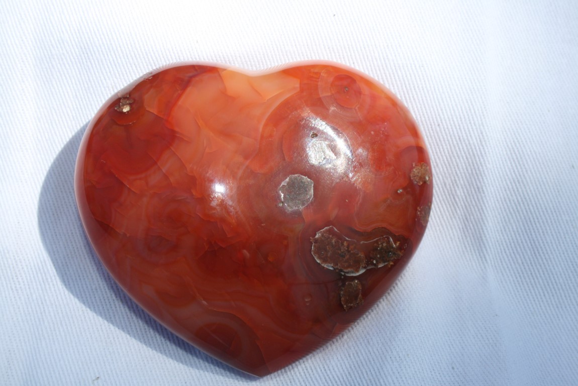 Carnelian Heart is full of life force 4902